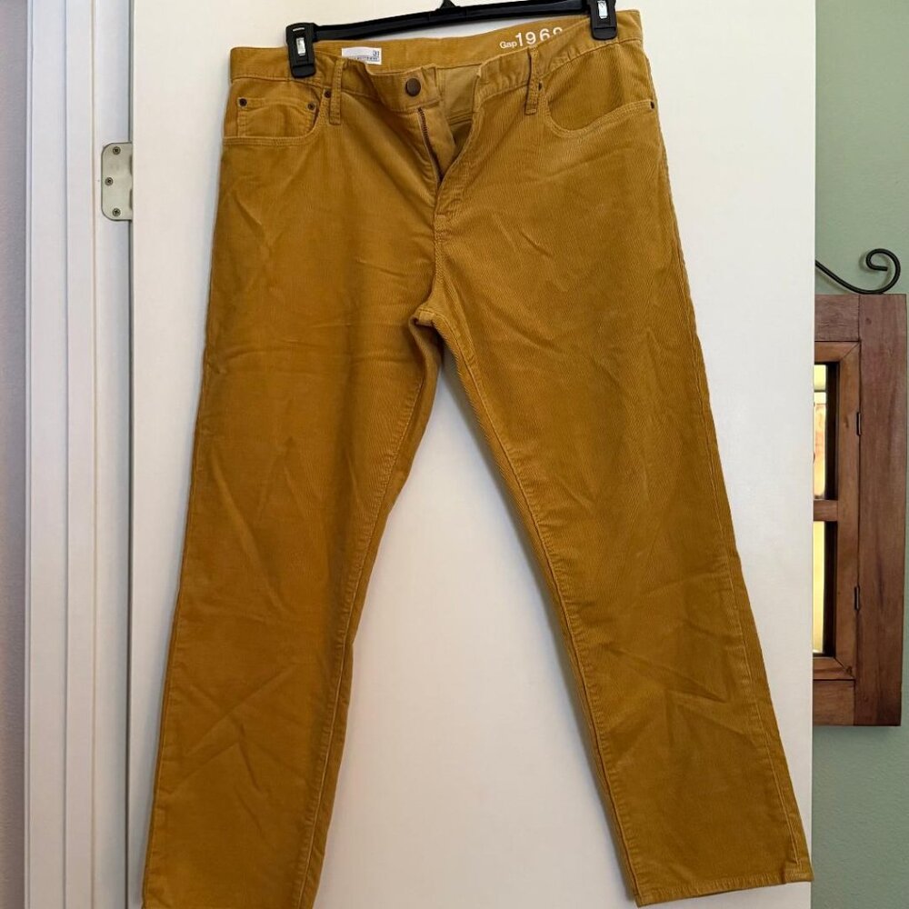 GAP 1969 Gold Sexy Boyfriend Corduroy pants